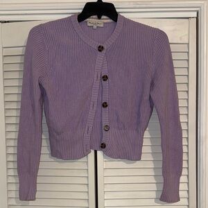 Michael Stars 💜 Lavender 💜 Cardigan Sweater - M